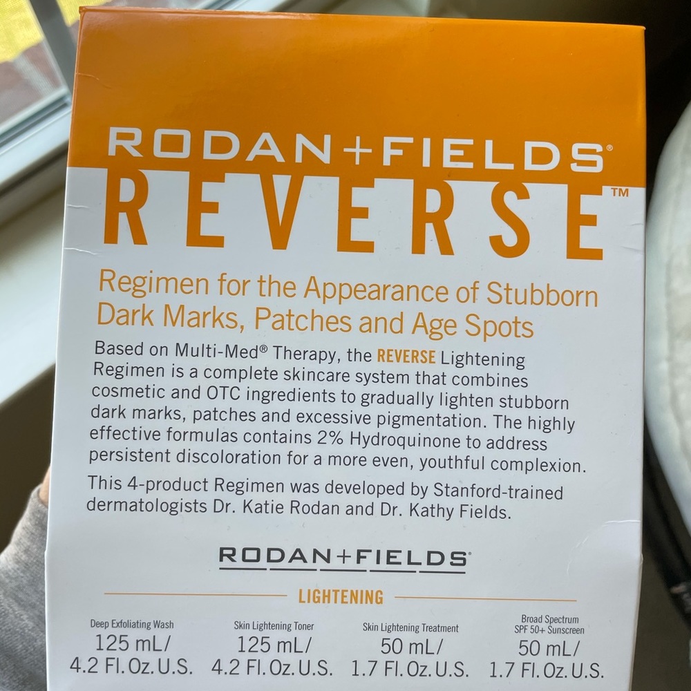 Rodan & fields reverse regimen